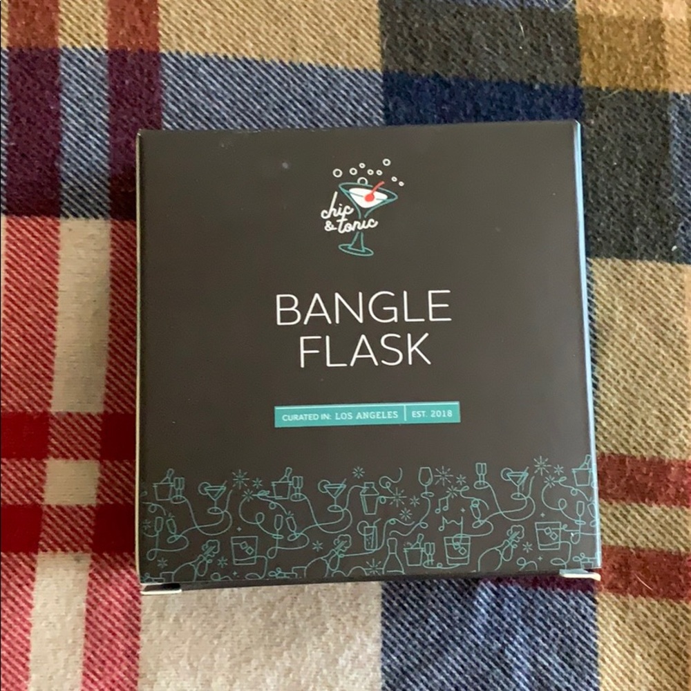 Gold bangle flask